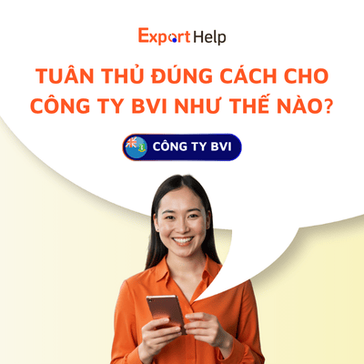 Tuân thủ đúng cách cho công ty BVI 